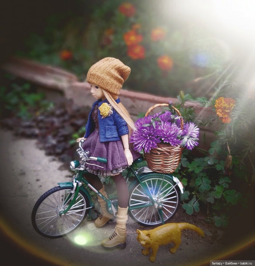 Харука, Лаки, золотая осень и велосипед (фото 9)