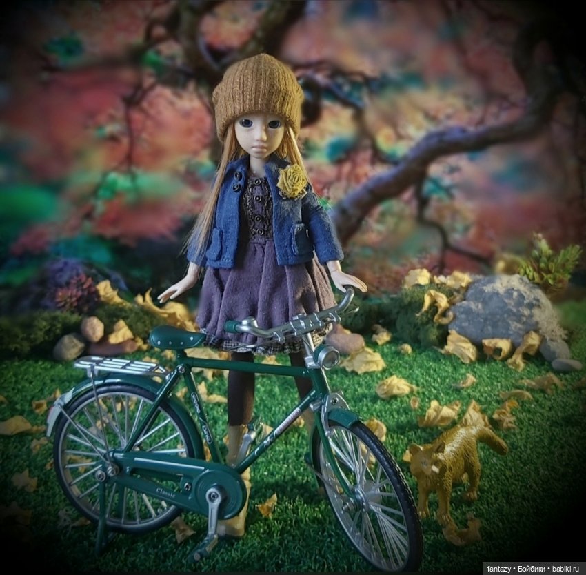 Харука, Лаки, золотая осень и велосипед