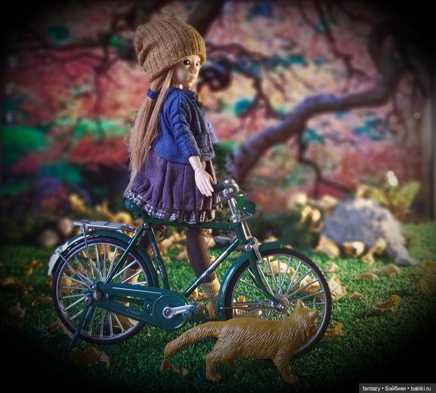 Харука, Лаки, золотая осень и велосипед