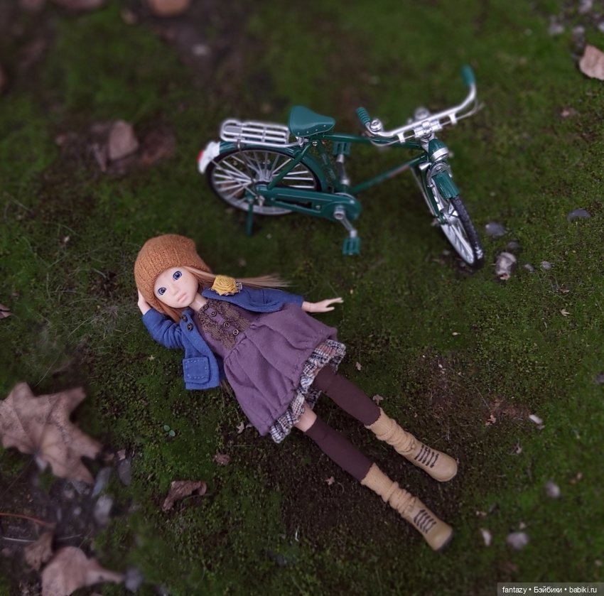 Харука, Лаки, золотая осень и велосипед