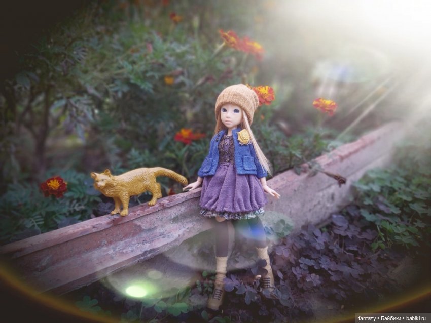 Харука, Лаки, золотая осень и велосипед (фото 6)