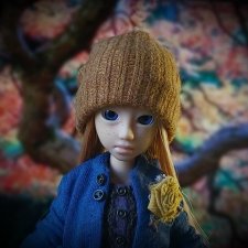 Харука, Лаки, золотая осень и велосипед.