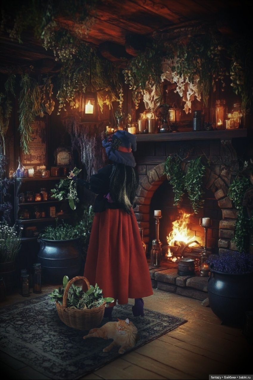 Осенние хлопоты ведьмочек