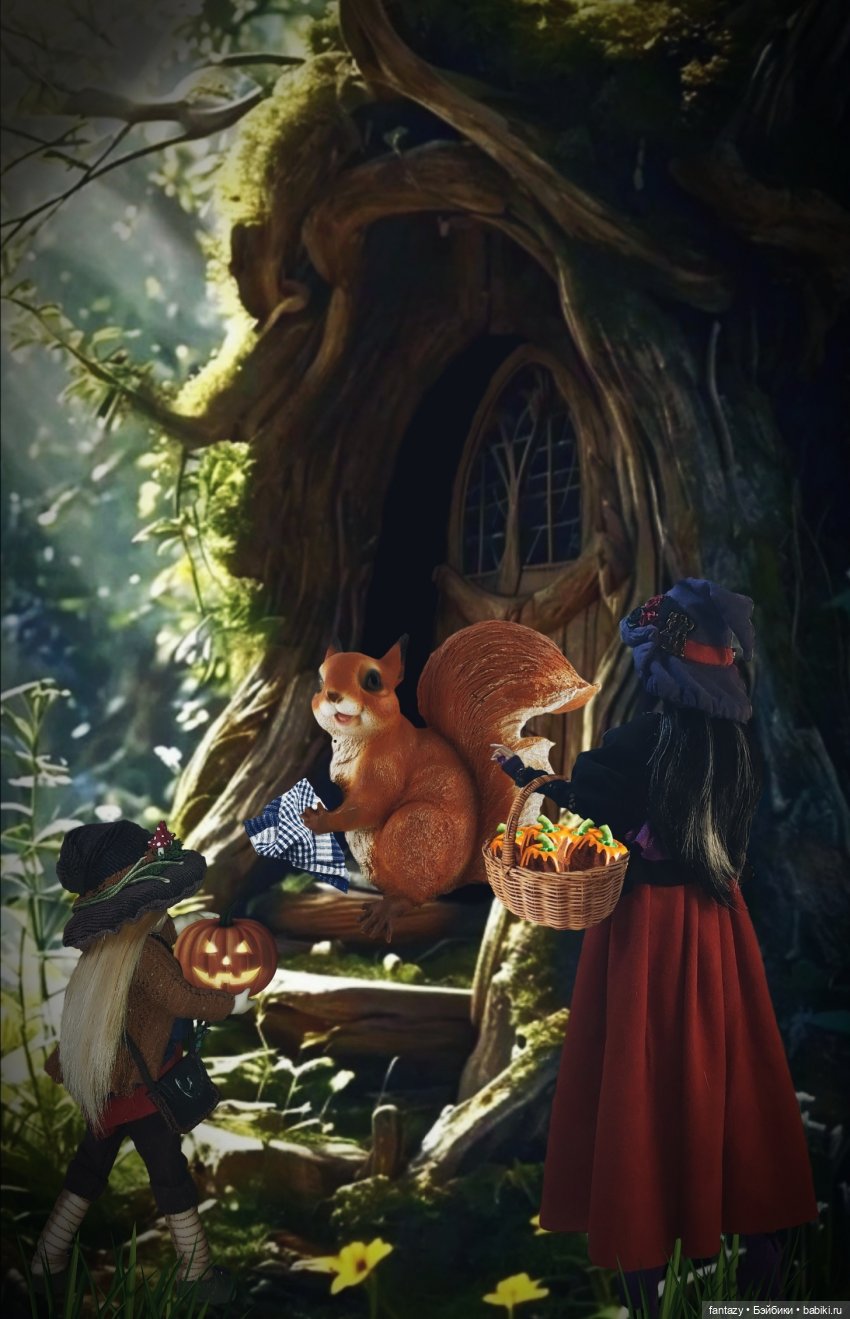 Осенние хлопоты ведьмочек