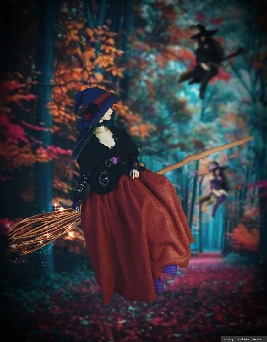 Осенние хлопоты ведьмочек