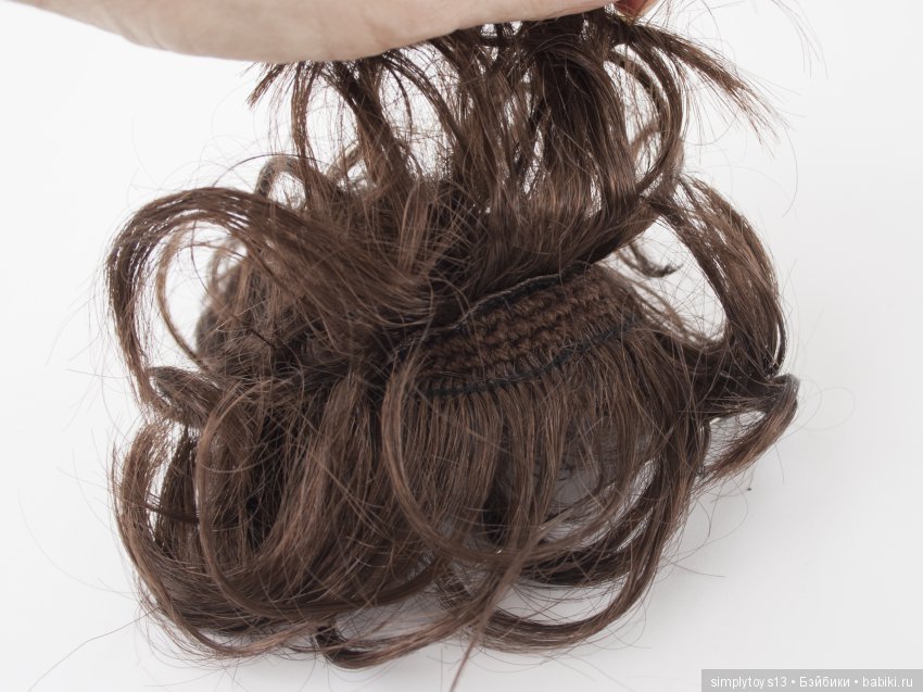 Паричок для Баболи на шапочке, связанной спицами или крючком (фото 6)