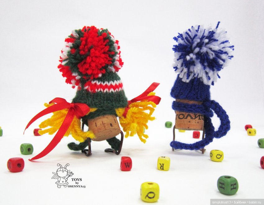 Человечки-чудики или маленькие веселые новогодние человечки своими руками (фото 3)