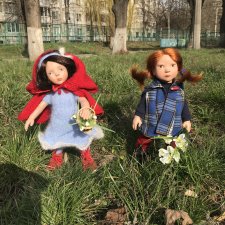 Как малышня за подснежниками ходила