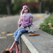 Осень и лиловые оттенки