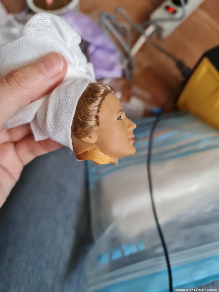 Мой идеальный Блейн, продолжение (крепление головы - немного технических фото) | Бэйбики Мой идеальный Блейн, продолжение (крепление головы - немного технических фото) (фото 4)