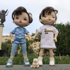 Прогулка малышек Булочек