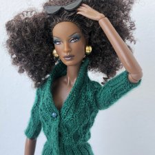 Красотка Нишель и фото создания кофточки