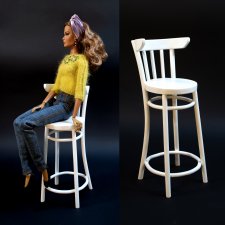 Высокий барный стул "Вереск" для формата 1/4 MSD (FR16, BJD, Tonner.)
