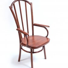 Деревянное кресло "Подорожник" 1:4 для кукол 35-45 см