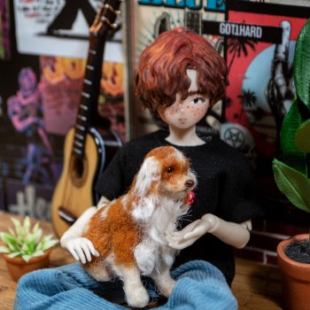 Музыкальный вечер с собакой.