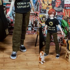 Вельветовые брюки для сицилийских псов