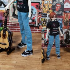 Вельветовые брюки для сицилийских псов