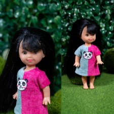 Трикотажное платье "Панда" для Kelly/ Shelly, Penny's box, bjd