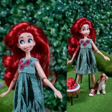 Платье "Розочки" для пижамных принцесс, бжд