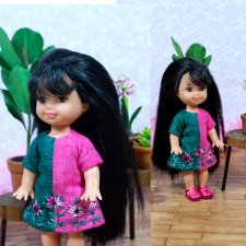 Платье "Цветочное" для Kelly/ Shelly, Penny box, bjd