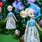 Платье "Птичка" с вышивкой для пижамных принцесс, бжд