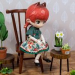 Стул из натурального дерева для небольших кукол (пижамные принцессы, бжд,блайнд боксы)