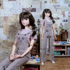 Набор одежды "Сердечко" для кукол 1:6 - Momoko, Milim studio 1/6, bjd