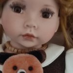 Фарфоровая кукла по молду Дианы Эфнер