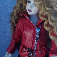 Кожаная куртка-косуха для Розы Долше