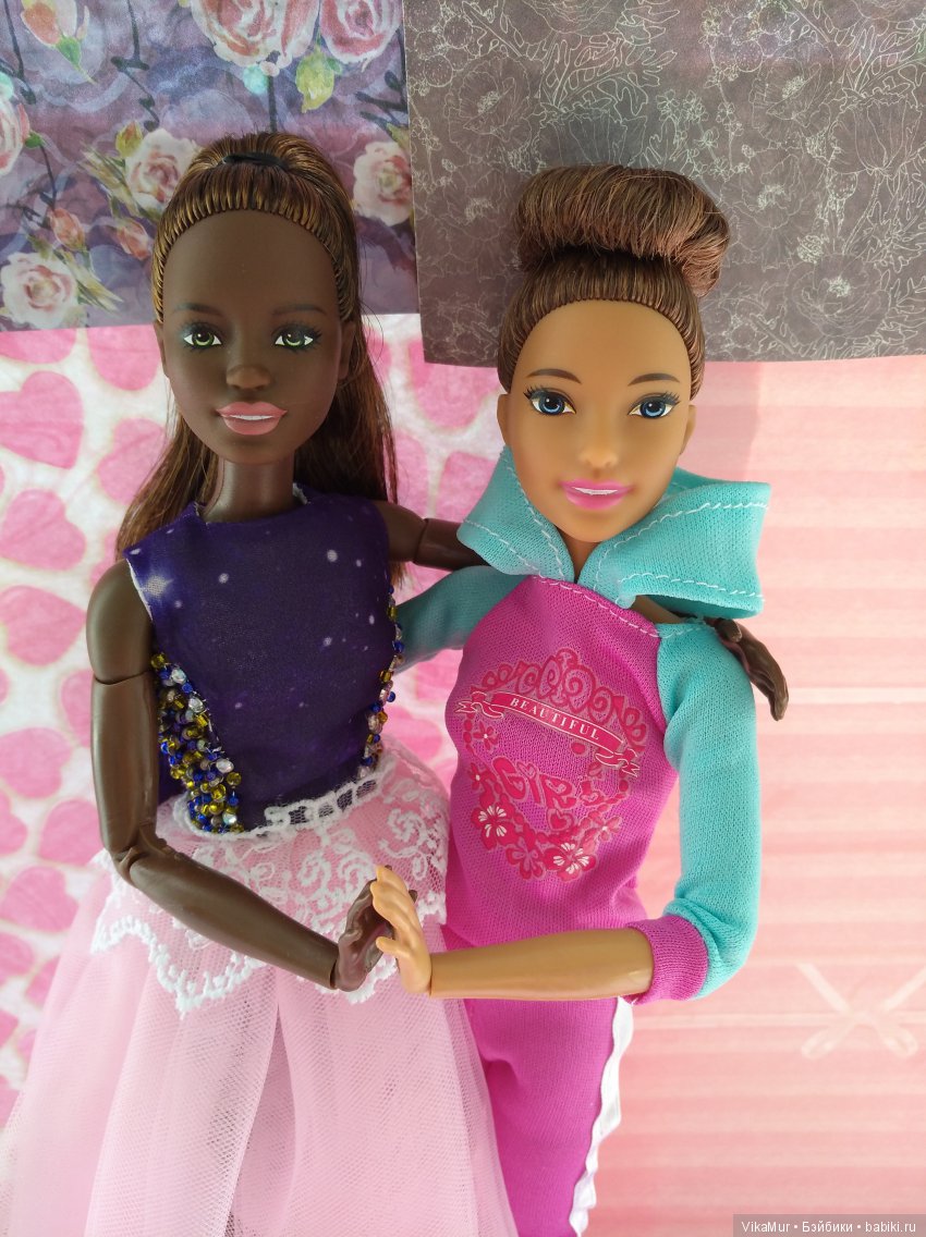 История двух подружек кукол Барби-йог из серии Made to Move