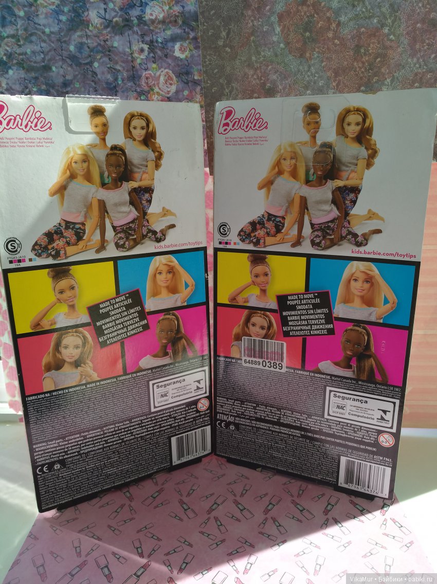 История двух подружек кукол Барби-йог из серии Made to Move (фото 4)