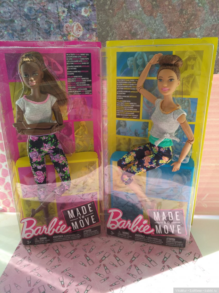 История двух подружек кукол Барби-йог из серии Made to Move (фото 3)