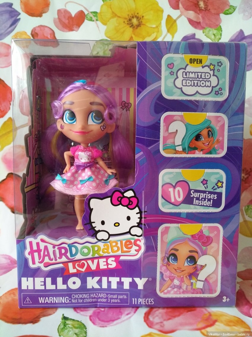 Кукла Hairdorables Loves Hello Kitty