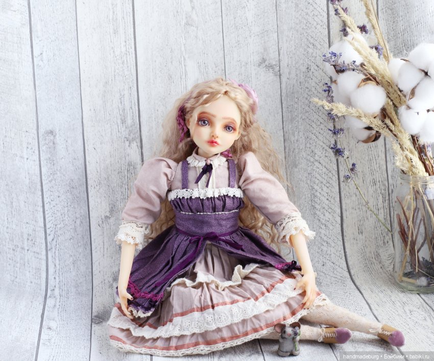 Авторская будуарная куколка Лира