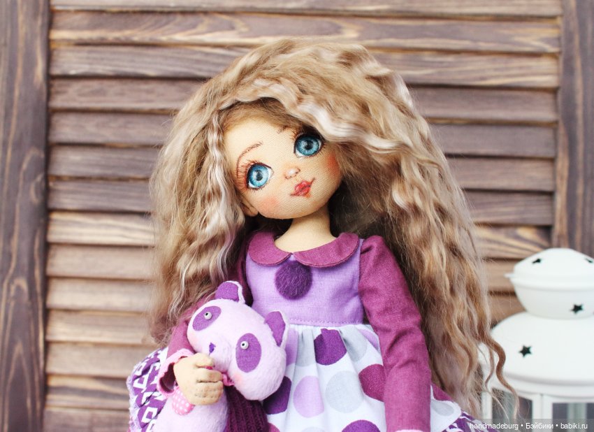 Хлоя, текстильная интерьеная куколка