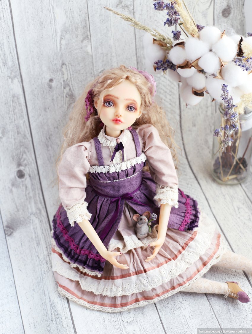 Авторская будуарная куколка Лира