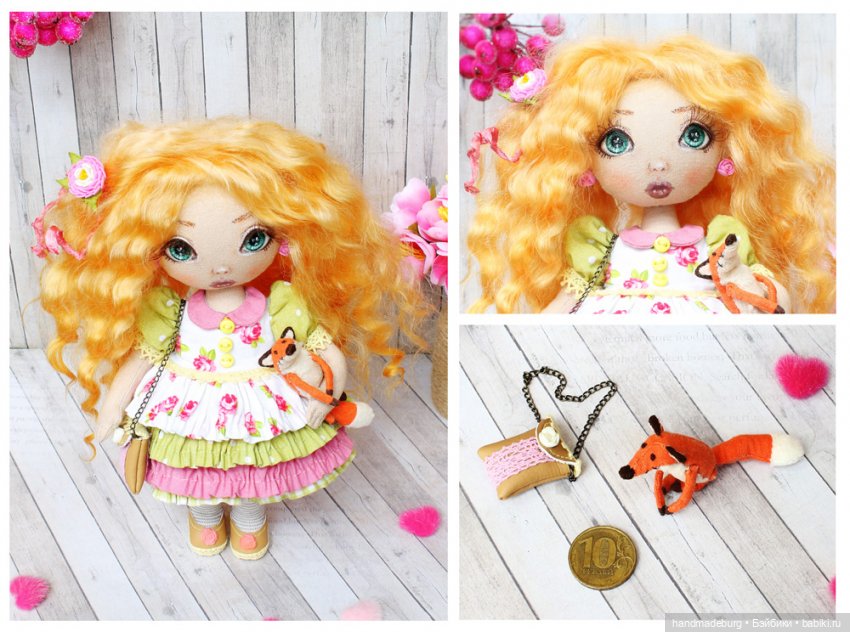 Розочка, миниатюрная куколка