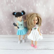 Игра в парикмахера: дети и куклодети