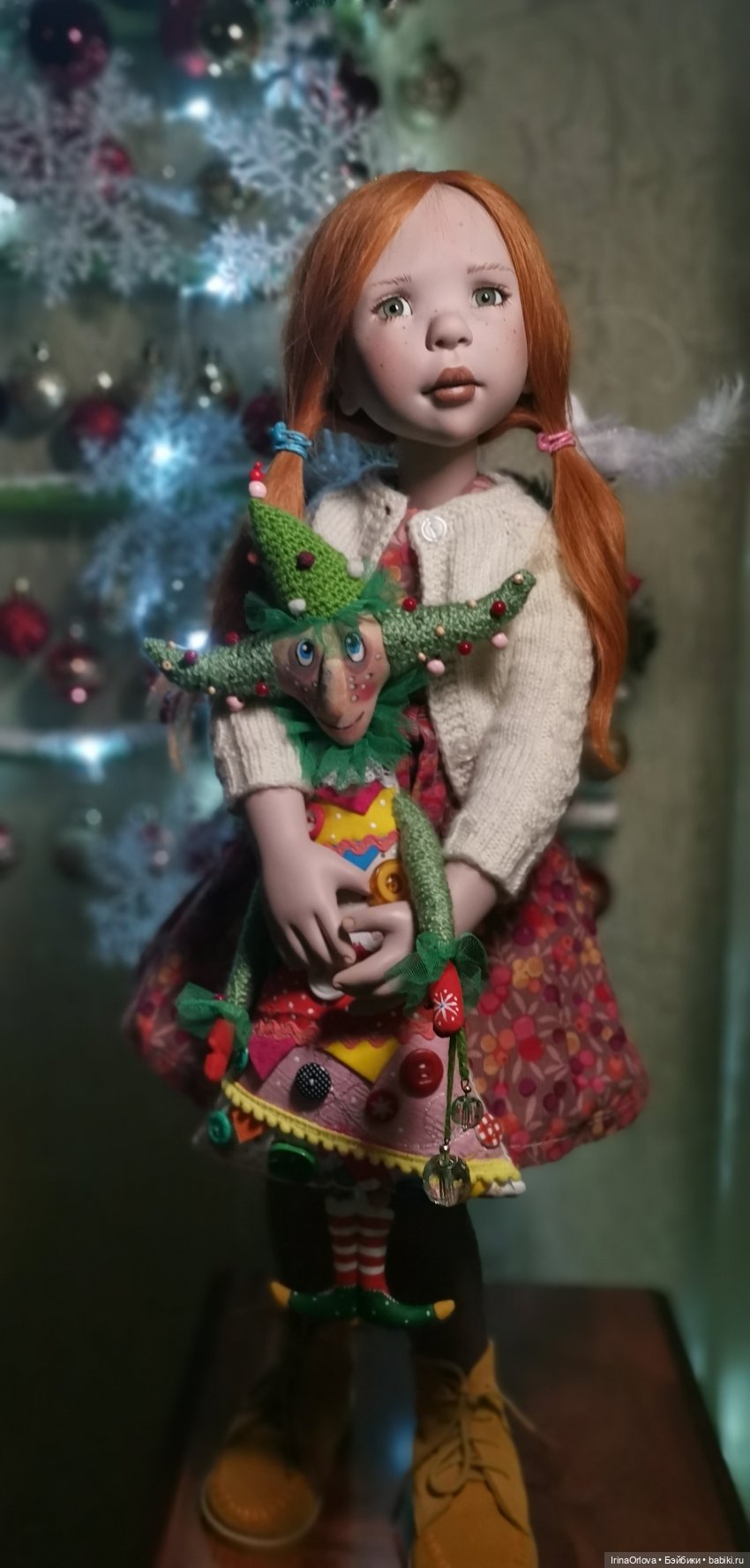 Девочка и ёлочка 🧑‍🦰🎄❄️🌝 — Куклы Zwergnase (Цвергназе/Цверги): фото (фото 6)
