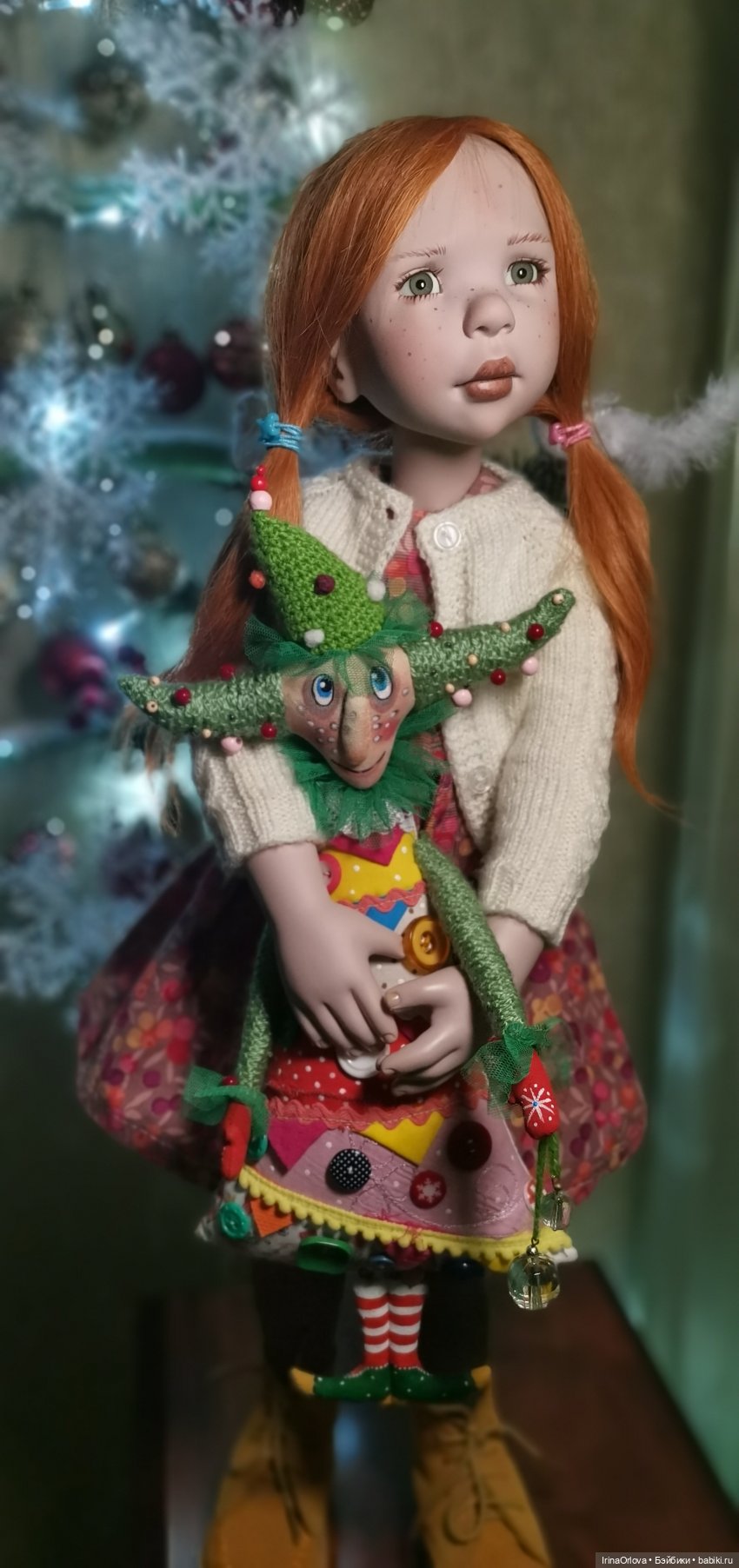 Девочка и ёлочка 🧑‍🦰🎄❄️🌝 — Куклы Zwergnase (Цвергназе/Цверги): фото