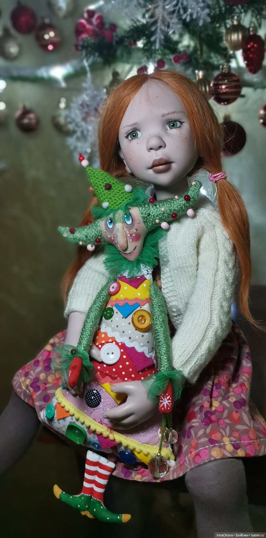Девочка и ёлочка 🧑‍🦰🎄❄️🌝 — Куклы Zwergnase (Цвергназе/Цверги): фото (фото 7)