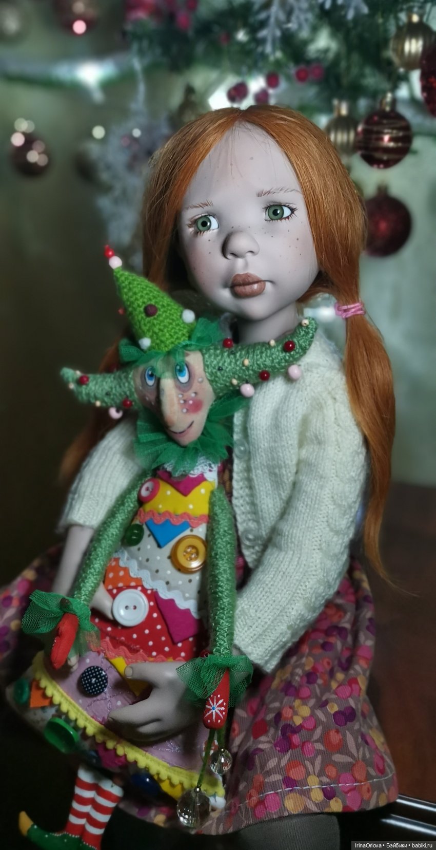 Девочка и ёлочка 🧑‍🦰🎄❄️🌝 — Куклы Zwergnase (Цвергназе/Цверги): фото (фото 5)