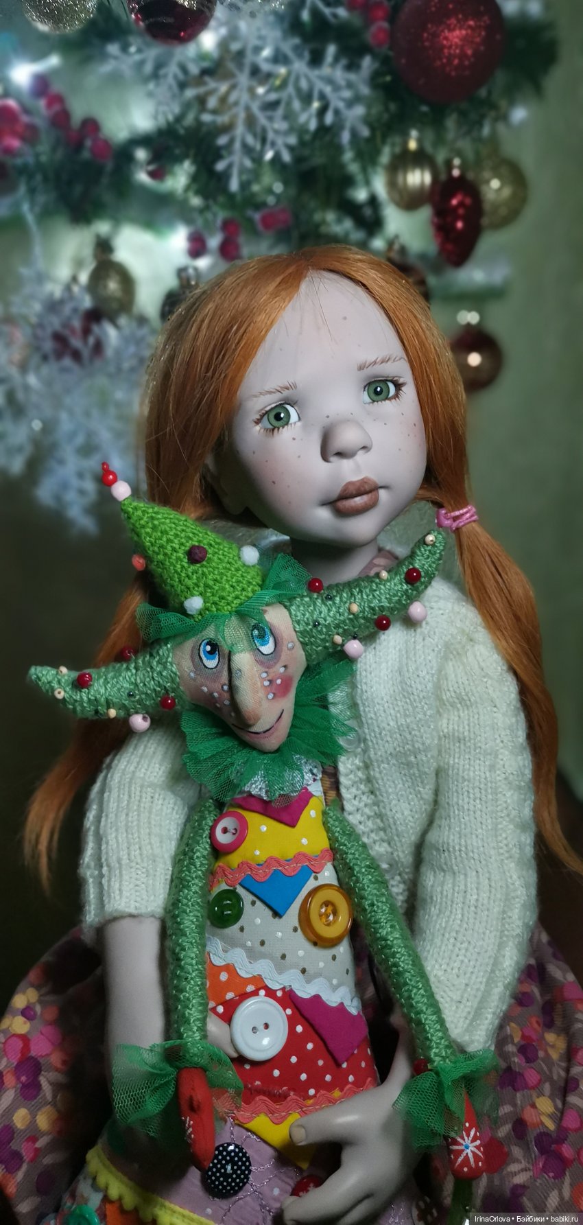 Девочка и ёлочка 🧑‍🦰🎄❄️🌝 — Куклы Zwergnase (Цвергназе/Цверги): фото (фото 4)