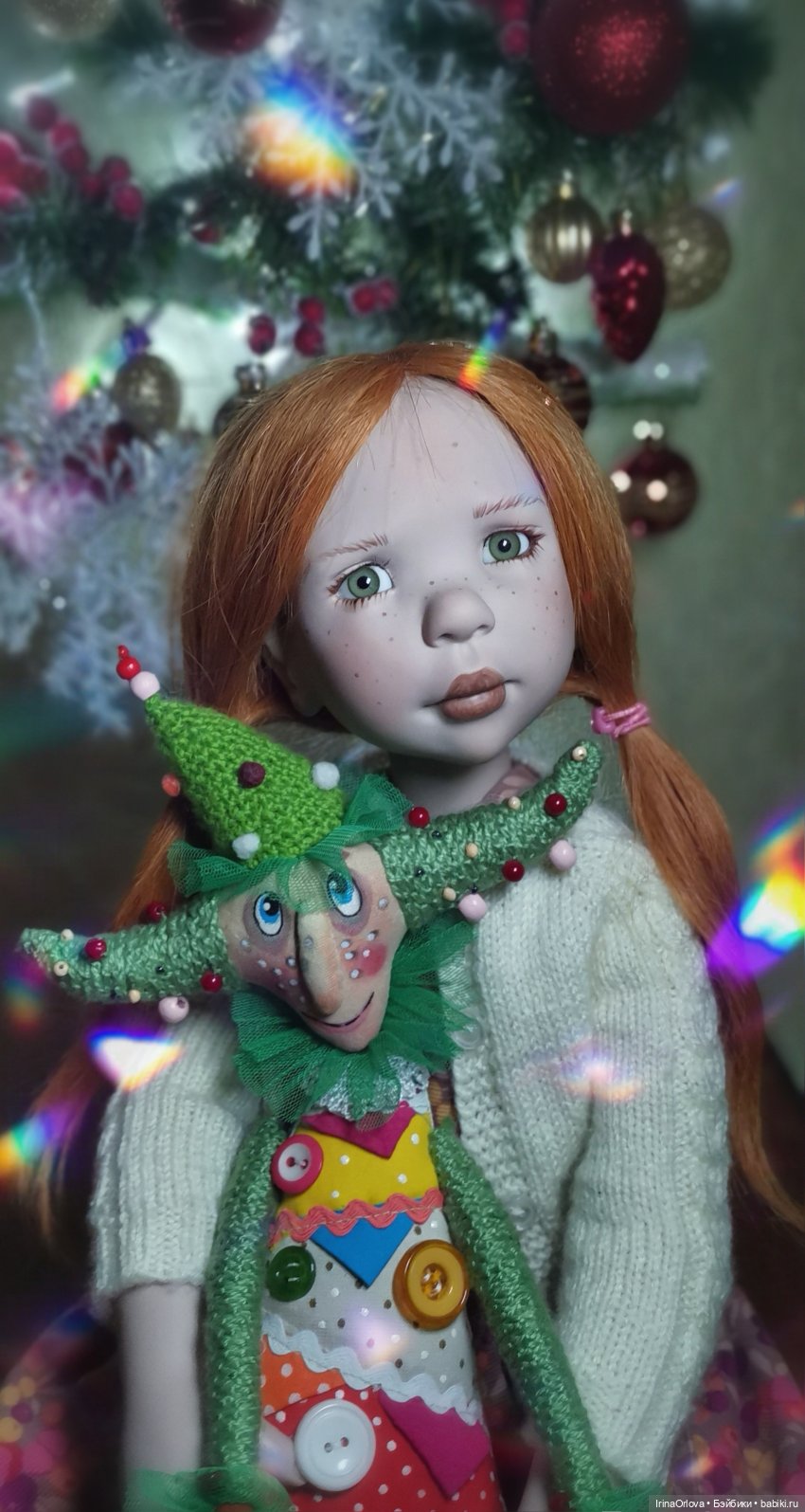 Девочка и ёлочка 🧑‍🦰🎄❄️🌝 — Куклы Zwergnase (Цвергназе/Цверги): фото