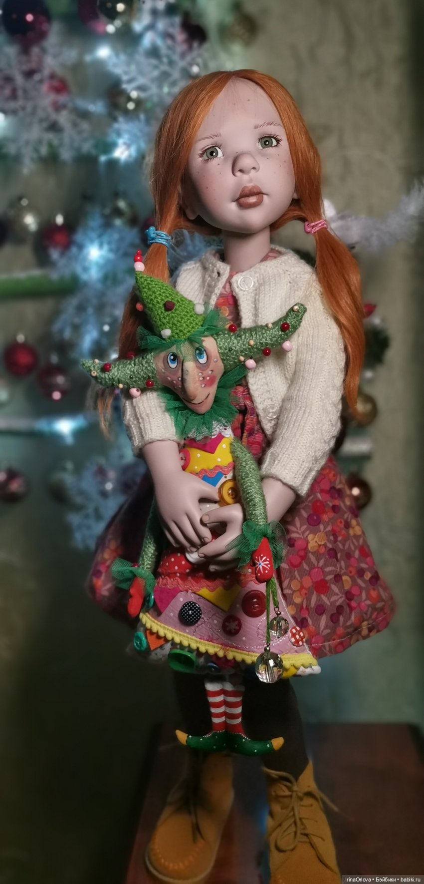 Девочка и ёлочка 🧑‍🦰🎄❄️🌝 — Куклы Zwergnase (Цвергназе/Цверги): фото (фото 10)
