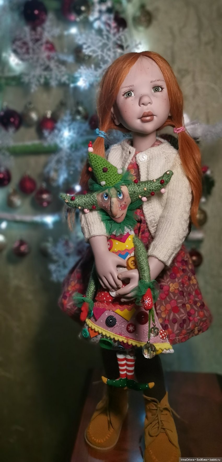 Девочка и ёлочка 🧑‍🦰🎄❄️🌝 — Куклы Zwergnase (Цвергназе/Цверги): фото (фото 8)