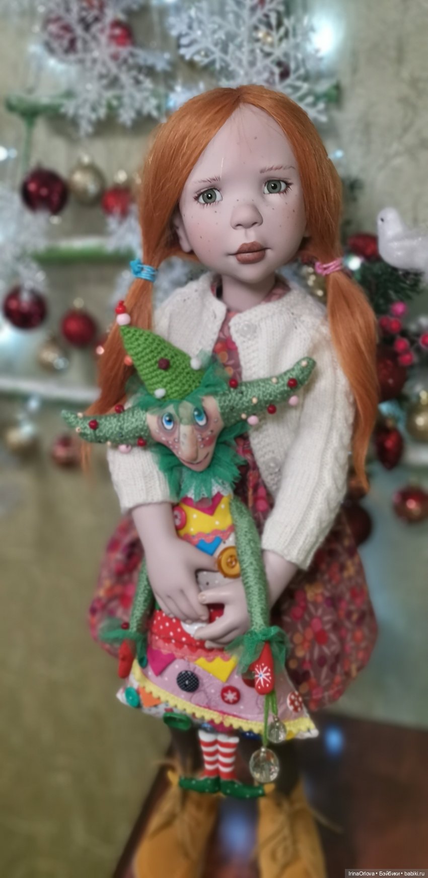 Девочка и ёлочка 🧑‍🦰🎄❄️🌝 — Куклы Zwergnase (Цвергназе/Цверги): фото