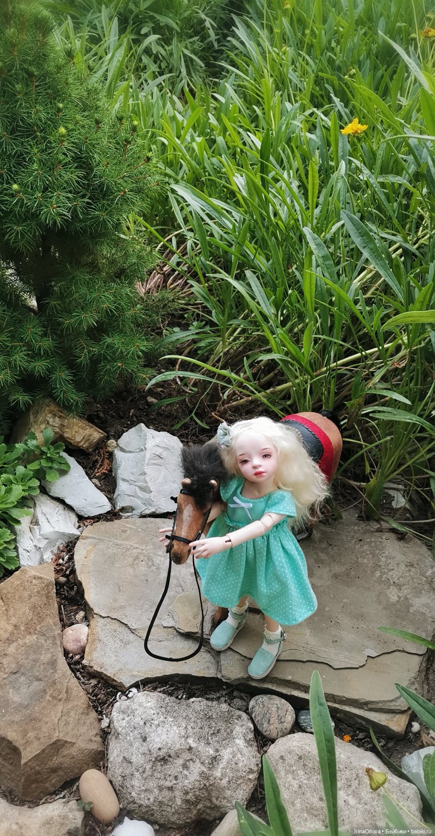 Сонечка и лошадка 🐎 | Бэйбики Сонечка и лошадка 🐎 — Авторские куклы BJD (БЖД) у нас дома: фото (фото 2)