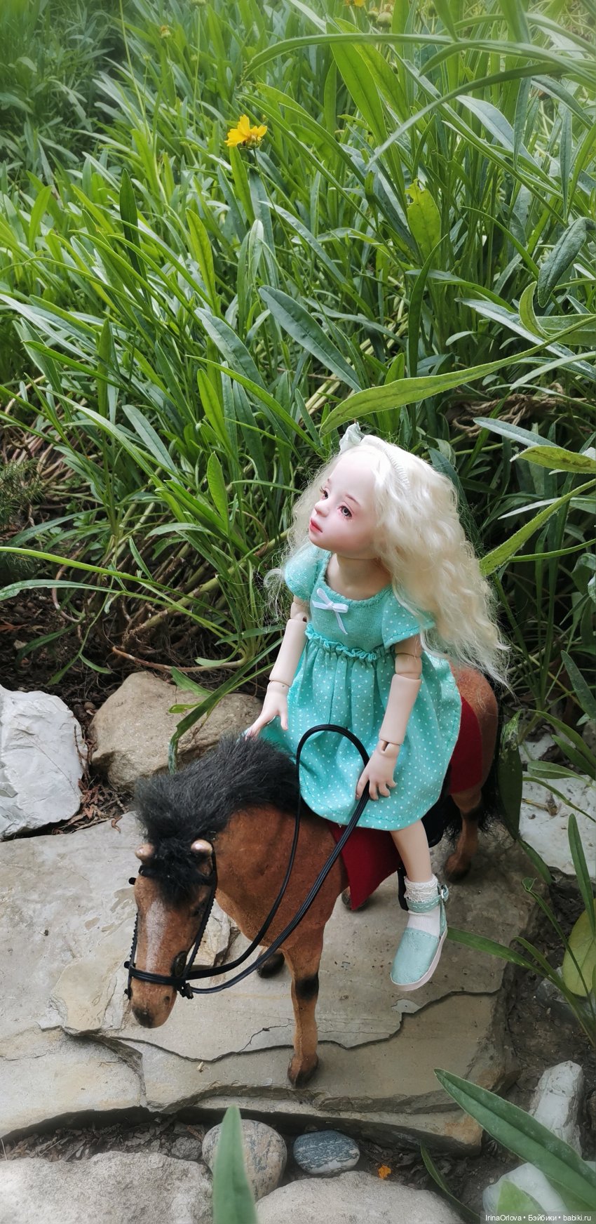 Сонечка и лошадка 🐎 | Бэйбики Сонечка и лошадка 🐎 — Авторские куклы BJD (БЖД) у нас дома: фото