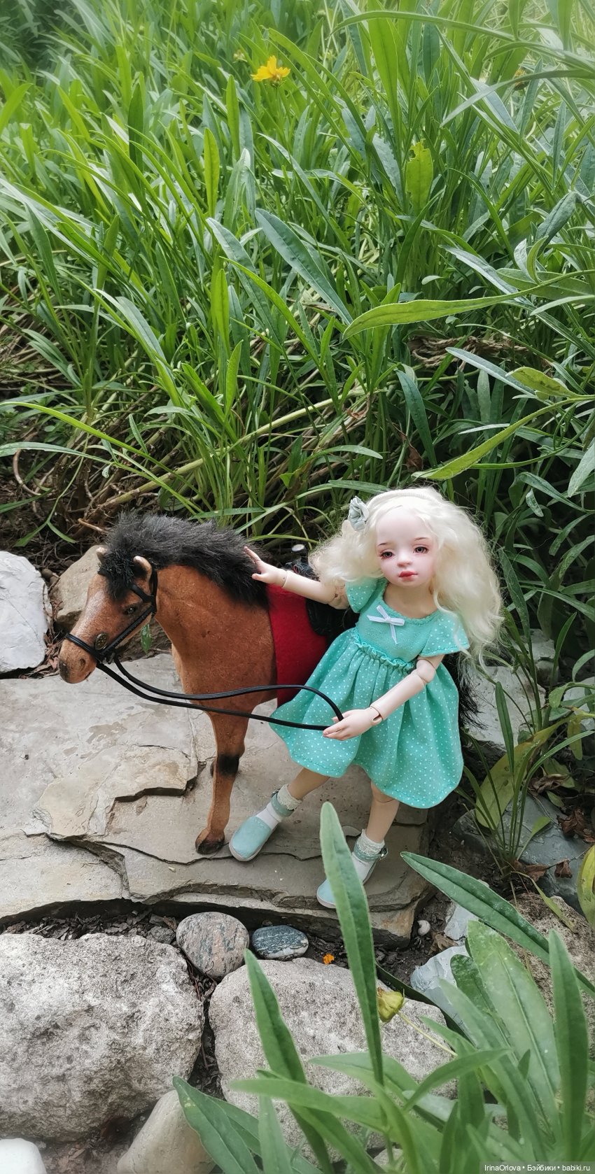 Сонечка и лошадка 🐎 | Бэйбики Сонечка и лошадка 🐎 — Авторские куклы BJD (БЖД) у нас дома: фото (фото 6)
